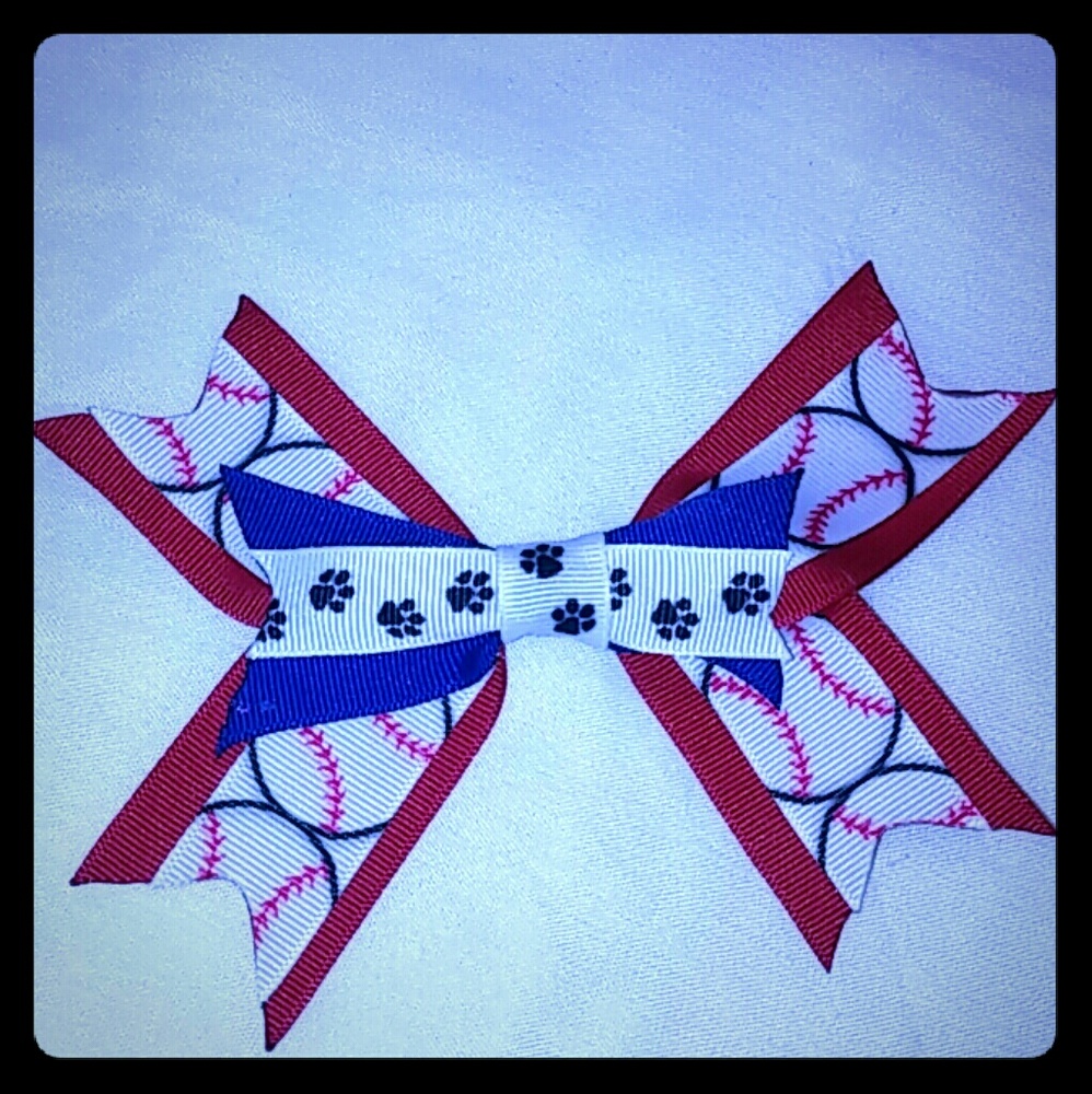 🎀Baseball Hairbow🎀